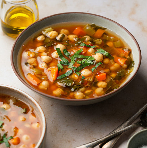 Chickpea with Lemon and Herb Soup (VG)