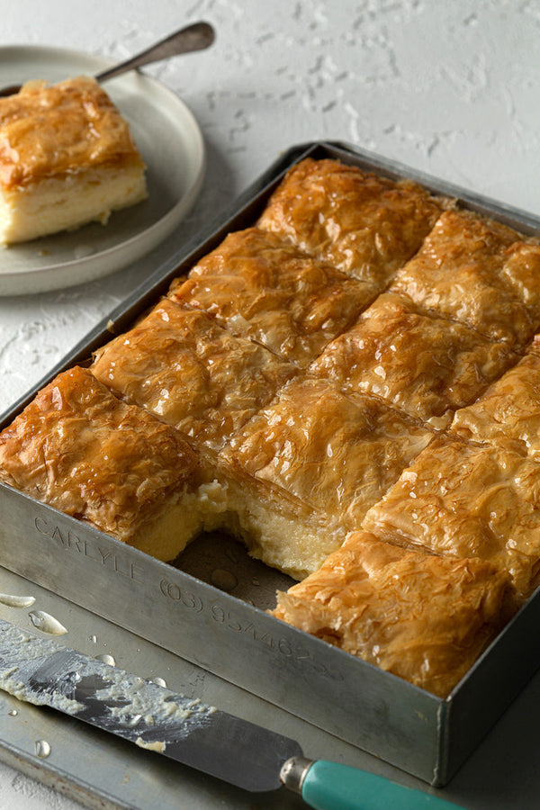 Galaktoboureko (Greek Custard Pita)