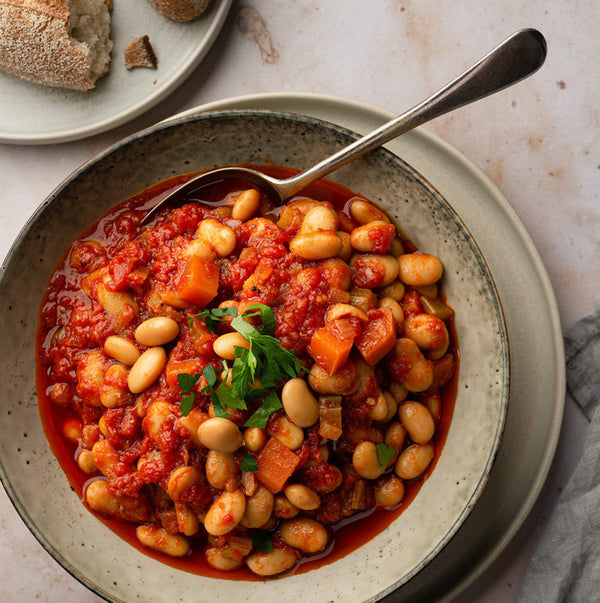 Gigantes - Baked Lima Beans in Tomato Salsa (VG)
