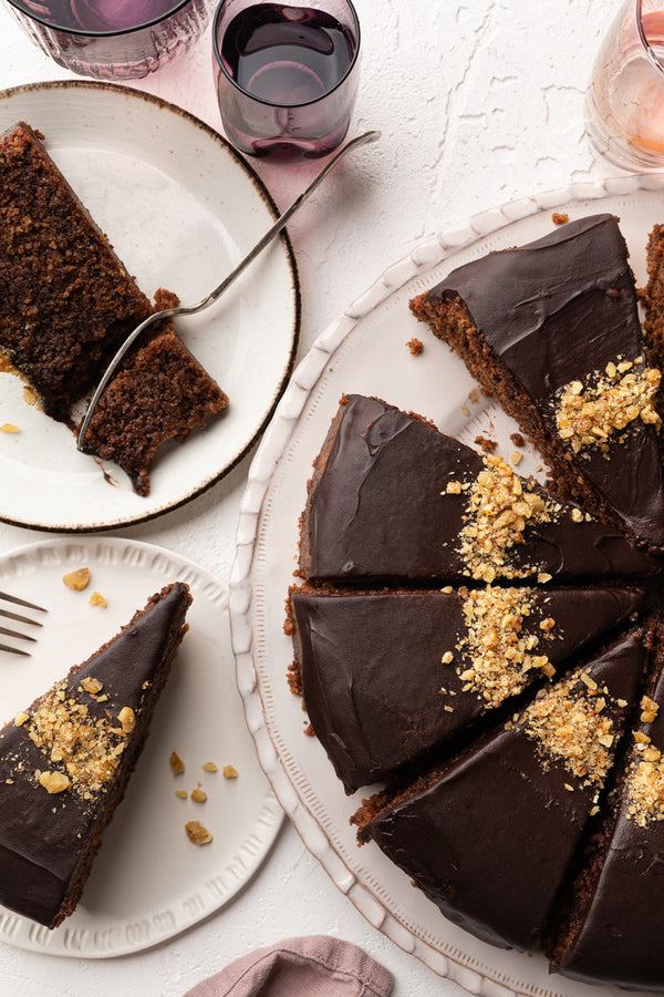 Karithopita (Greek Walnut Cake, GF)* Not in season