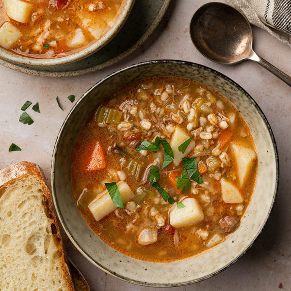 Lamb & Barley Soup (NF)* Not in Season